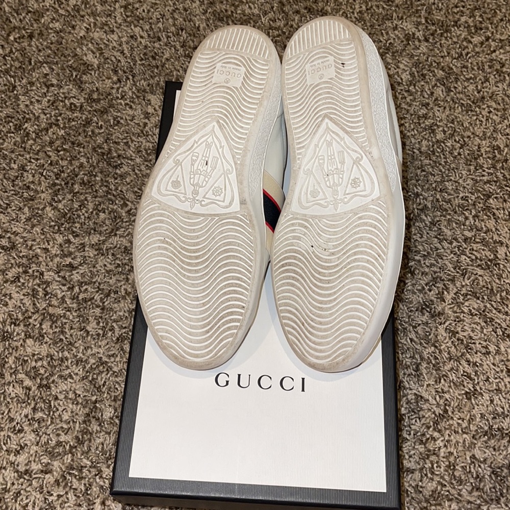Authentic Gucci Ace Stripe Sneakers - Picture 7 of 7